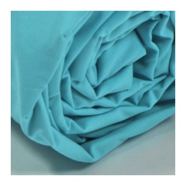 Drap housse percale Turquoise